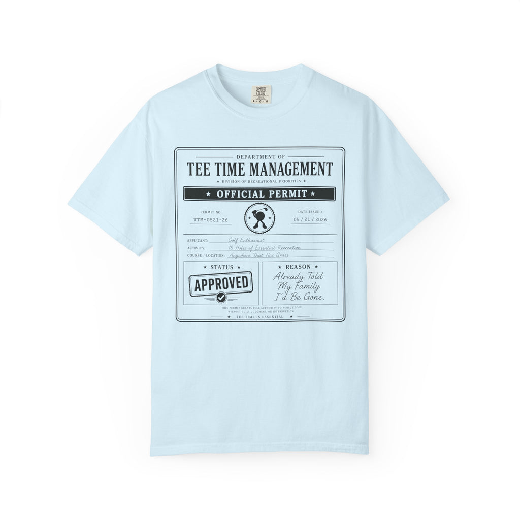 Tee Time Official Permit T-shirt