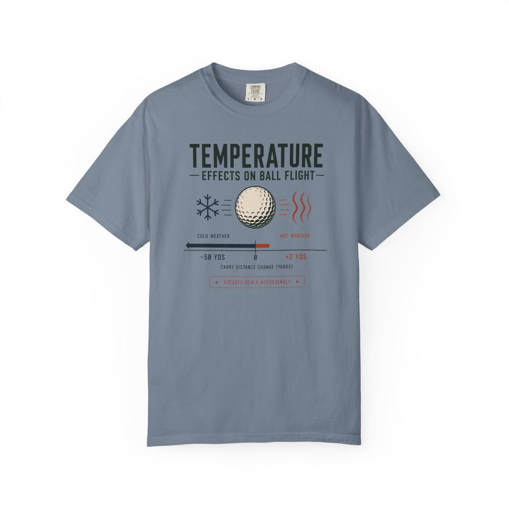 Temperature Efects on Ball Flight T-shirt