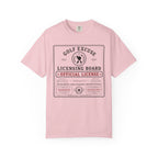 Golf Excuse License Board T-shirt