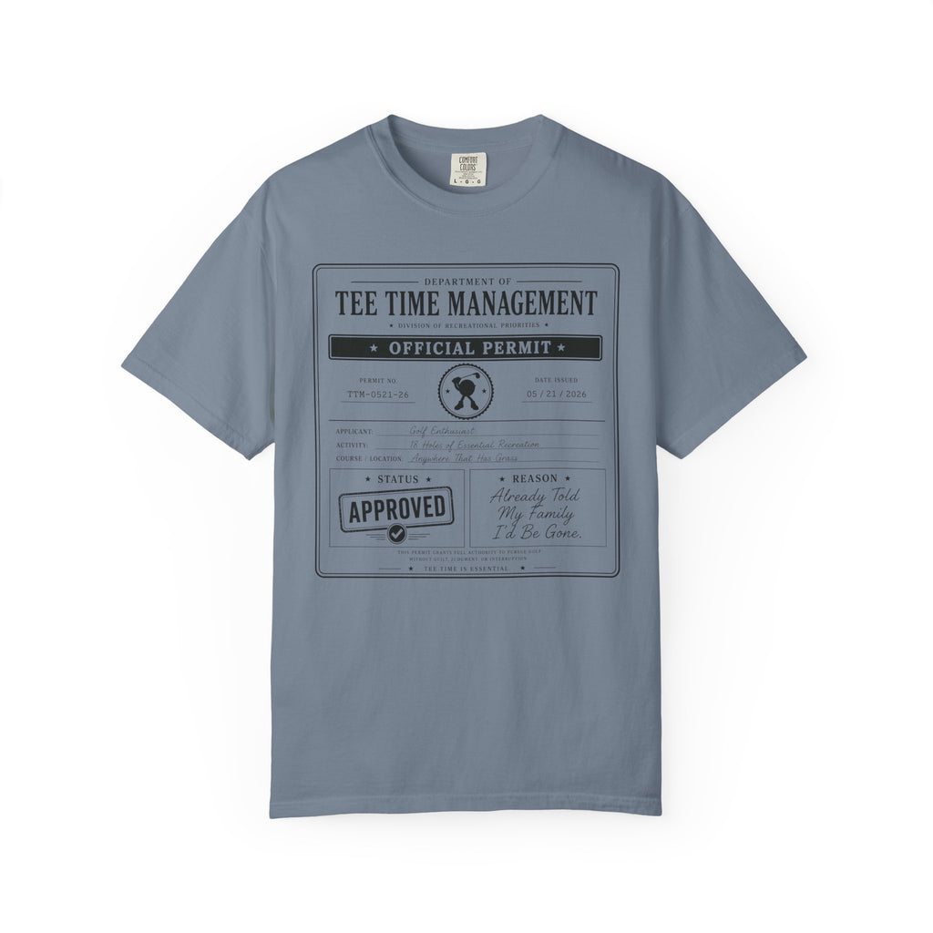 Tee Time Official Permit T-shirt