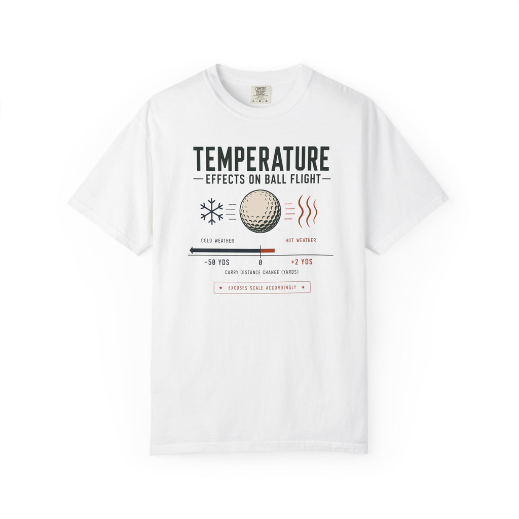 Temperature Efects on Ball Flight T-shirt