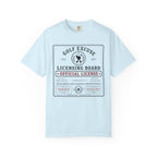 Golf Excuse License Board T-shirt