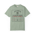 Golf Excuse License Board T-shirt