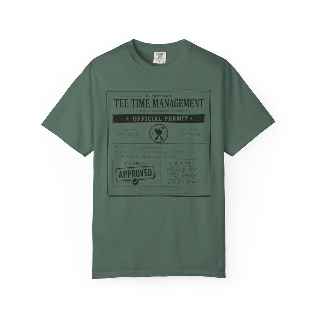 Tee Time Official Permit T-shirt