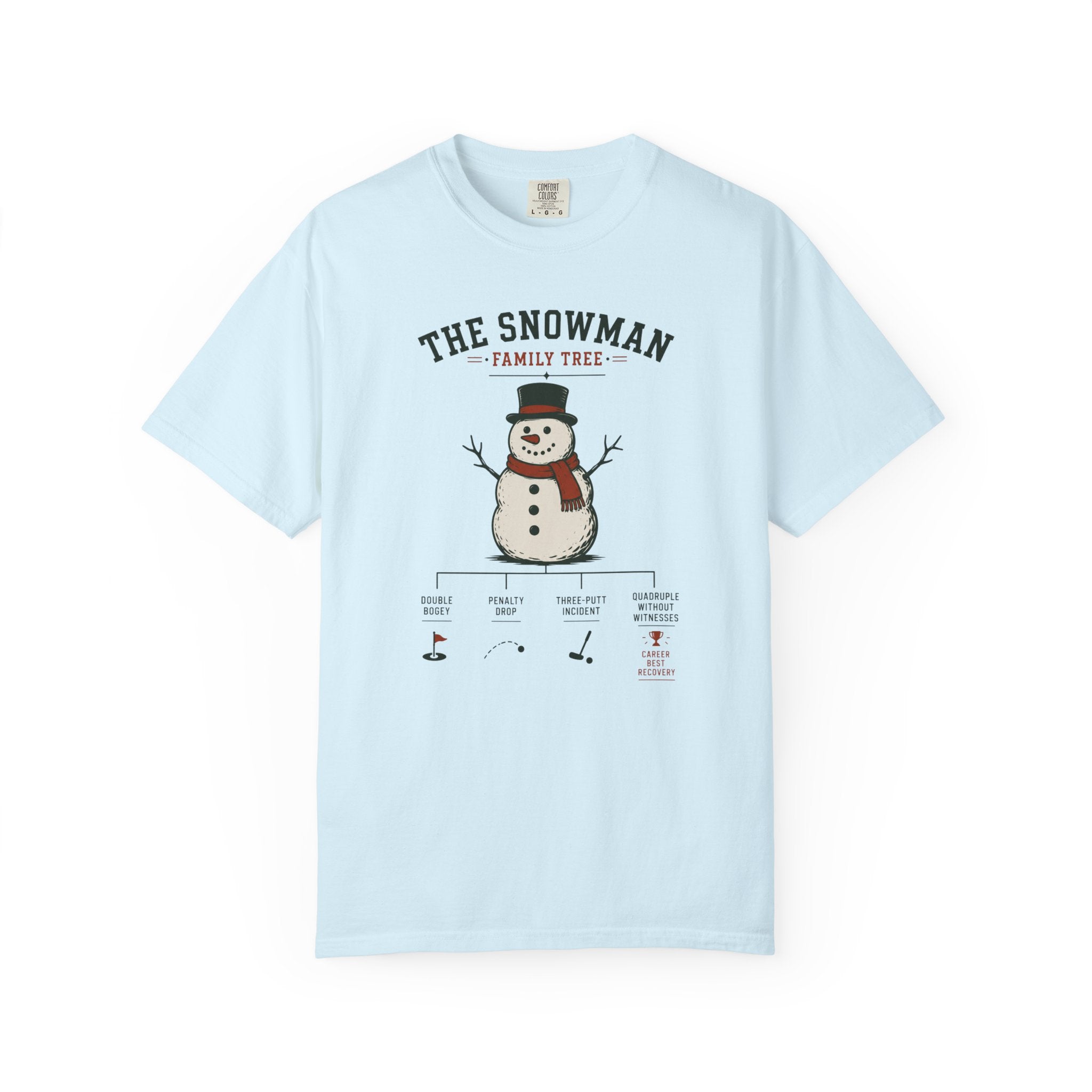 The Snowman Family Tree T-shirt